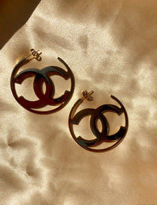 Crystal Hoop Earrings