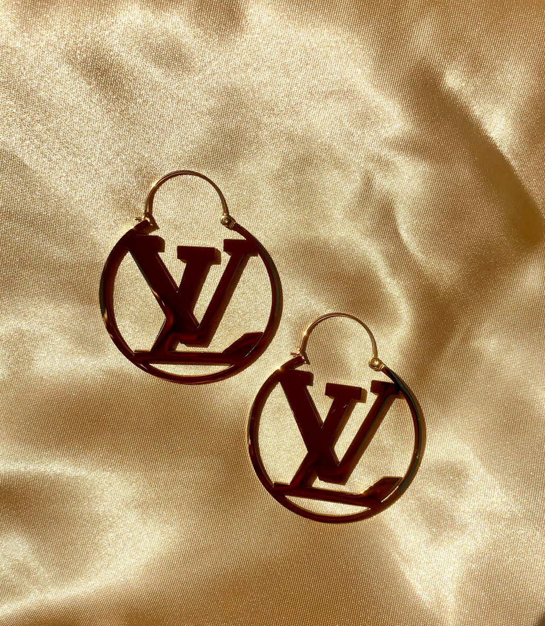 Love hoop earrings